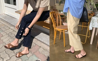 Là dép lê nhưng 4 phiên bản này chuẩn thanh lịch chứ không hề luộm thuộm, bạn diện đi làm hay đi chơi cũng đẹp tuốt