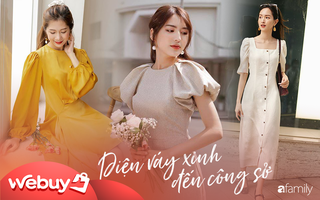 14 mẫu váy liền mỏng mát mà cực kỳ sang chảnh giá chỉ từ 300k: Nàng công sở tha hồ điệu đà trong Hè này