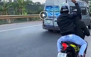 Triệu tập 3 phượt thủ rượt đuổi, ném đá xe khách trên Quốc lộ 20