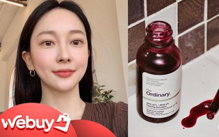 Sau hơn 1 tháng dùng sản phẩm peel da của The Ordinary, da tôi lần đầu chứng kiến nhân mụn tự rụng, lỗ chân lông thông thoáng