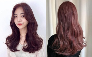 Đang không biết nhuộm tóc màu gì cho xinh thì bạn cứ triển ngay tông nâu hồng "hot hit" lại tôn da này
