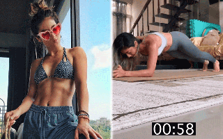 Cô nàng xinh đẹp chia sẻ bài tập plank trong 3 phút giúp cô sở hữu cơ bụng "vạn người mê"