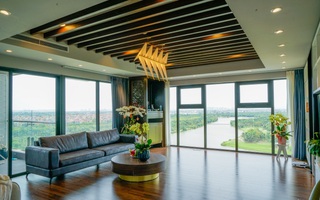 Căn hộ có tầm nhìn đắt giá cùng chi phí thiết kế nội thất lên tới 850 triệu đồng ở ngoại thành Hà Nội