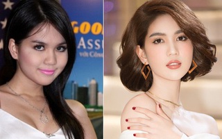 Lật lại thời son hồng cánh sen, mắt kẻ đen sì của Ngọc Trinh mới thấy chọn được kiểu makeup phù hợp chính là cách để "đầu thai" nhan sắc