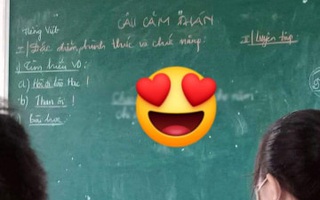 Chỉ một ví dụ về câu cảm thán, cô giáo đã "gây bão" mạng xã hội vì bắt trend quá nhanh và quá nguy hiểm