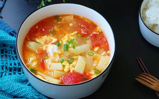 Canh trứng mà nấu kiểu này thì không những ngon mà còn đủ chất nữa