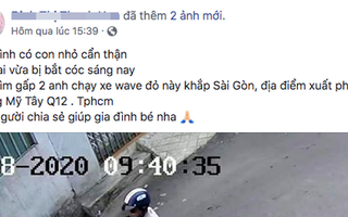 Chồng giữ con trai 4 tuổi, vợ trình báo con nghi bị bắt cóc ở Sài Gòn