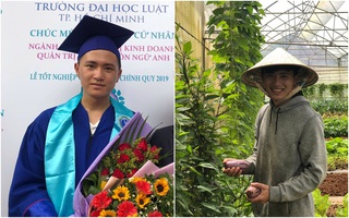 Tốt nghiệp Đại học Luật nhưng chàng trai 9x quyết tâm rời Sài Gòn về Đà Lạt sống cuộc sống làm vườn, trồng rau