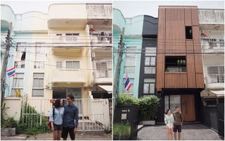 Cặp vợ chồng trẻ tạo bất ngờ khi sửa nhà phố xập xệ tối tăm thành không gian hiện đại, tiện nghi