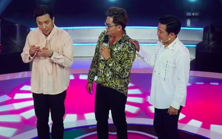 Trường Giang diện "đầm bầu", Trấn Thành mặc "áo của vợ" đi quay Giọng ải giọng ai 