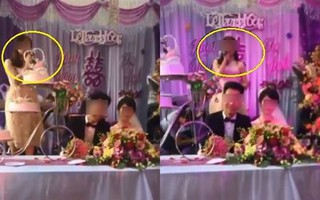 Chuyện thật như đùa: Cô người yêu cũ "cướp" sân khấu để "tấu hài", song ai cũng chăm chú đến biểu hiện lạ lùng của chú rể