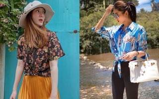 Style Hè của bạn sẽ thật nhàm chán nếu còn chưa sắm ngay 1 em áo họa tiết như sao Việt