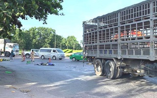 Tai nạn thương tâm: 2 người đàn ông tử vong sau khi va chạm với ô tô tải