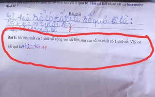 Thấy con bị trừ điểm vì làm bài sai, mẹ chụp ảnh bài toán lên mạng hỏi ý kiến vô tình tạo ra cuộc tranh cãi nảy lửa 