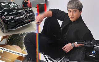Nghi vấn Huỳnh Anh cố tình khoe xế hộp để “cà khịa” chuyện đi con Mẹc nhún nhảy Hồ Tây?