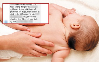 Tư vấn bố mẹ sử dụng dịch vụ không được, một trung tâm chăm sóc trẻ nhỏ ở Hà Nội nguyền rủa em bé bị dị tật, thiểu não