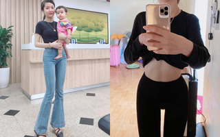 Sau sinh bị xổ bụng, thâm đen, mẹ 9x dùng cách này để lấy lại vòng eo 57cm sau 3 tháng, ai nhìn cũng xuýt xoa