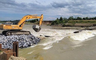 Vỡ đập Bara Đô Lương, 7.800 hộ dân mất nước sinh hoạt