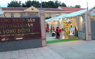 Chủ tịch UBND xã lên tiếng việc "cho cán bộ mượn chỗ tổ chức đám cưới linh đình"