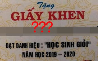 Tấm giấy khen gây sốt MXH vì cái tên quá đặc biệt: Dài tận 6 chữ, đọc xong bỗng thấy "tiền bay phấp phới"