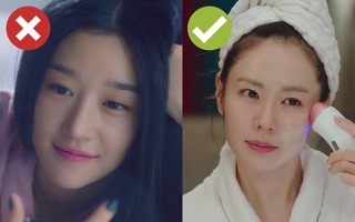 Cùng hóa thân vào nhân vật hư cấu, Seo Ye Ji mắc lỗi skincare "to đùng ngã ngửa" còn chị đại Son Ye Jin thì không 