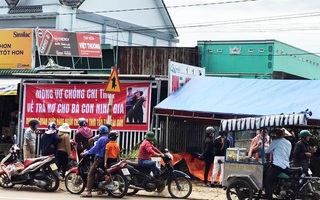 Chủ hụi ở Lâm Đồng 'mất tích', nhiều người lập bàn thờ trước nhà đòi tiền