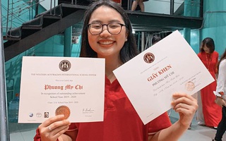Thành tích học tập cuối năm của Phương Mỹ Chi khiến ai cũng nể phục, choáng hơn cả là mức học phí khủng