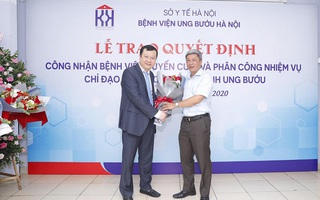 Hà Nội thêm một bệnh viện được Bộ Y tế công nhận là tuyến cuối khám, chữa bệnh chuyên khoa ung bướu cùng Bệnh viện K