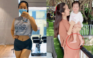 Vừa khoe giảm cân sau sinh thành công lại bị chê ngoài đời bụng to, Lê Phương được hội bỉm sữa vào minh oan giúp