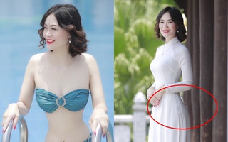 Thí sinh Hoa hậu Việt Nam 2020 lộ ảnh photoshop quá đà: Eo nhỏ siêu thực nhưng mỗi tội... chỉnh lố đến méo cả cột