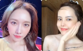 Hết Hari Won lại đến Thiều Bảo Trâm lộ trán sân bay, chẳng trách nhiều người không dám hất mái lên dù nóng 
