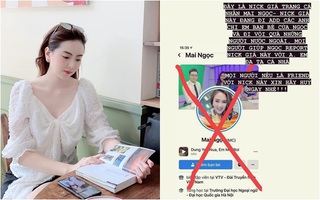 MC Mai Ngọc bức xúc vì bị giả mạo tài khoản Facebook, kẻ lừa đảo còn nhắn tin cho người nước ngoài để "vòi quà"