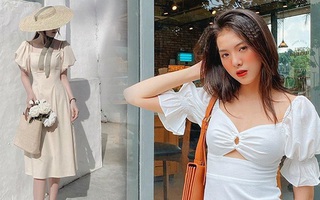 Thu về sắm váy tay bồng là chuẩn nhất, nàng nào mặc lên cũng xinh như nàng thơ