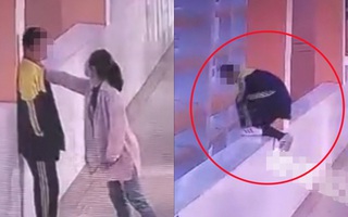 Bị cô giáo mắng vốn, mẹ tức giận tát và bóp cổ con trai trước mặt bạn học, 3 phút sau con nhảy lầu dẫn đến tử vong
