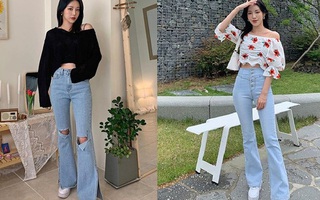 Jeans ống loe: Chiếc quần tôn dáng bậc nhất thu này nhưng liệu bạn đã biết cách diện chuẩn?