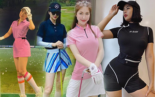 Sân golf hóa đấu trường đọ body "trá hình" của mỹ nhân Vbiz: Hương Giang cực nuột bên Matt Liu, Hoa hậu, Á hậu so kè quá căng