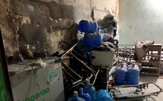 Cứu bé trai 3 tuổi mắc kẹt trong ngôi nhà bị cháy ở Hải Phòng