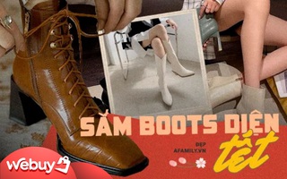 Bắt trend 3 kiểu boots sang chảnh nhất năm 2021 với loạt gợi ý "sắm boots diện Tết" giá từ 400k 