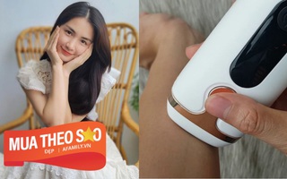 Cơ địa "vi-ô-lông" như rừng nhiệt đới, Hòa Minzy đầu tư hẳn máy hơn chục triệu để tự triệt lông ở nhà