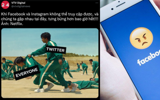  Ông hoàng của làng bắt trend: Facebook vừa sập VTV24 nhanh nhẹn mượn ảnh trong bộ phim đình đám "Squid Game" để thông báo trên Twitter