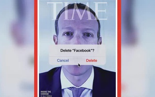 Bìa tạp chí gây sốc của TIME: Hình Mark Zuckerberg đi kèm với câu hỏi 'Bạn có muốn xóa Facebook không'?