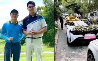 Cận cảnh đám cưới full siêu xe gây xôn xao Bình Dương, khách mời là Cường Đô La - Matt Liu bạn trai Hương Giang