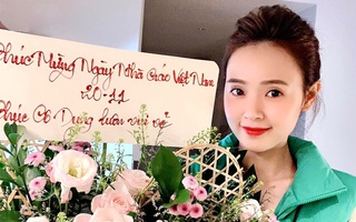 Midu khoe nhan sắc rạng rỡ, đáp lại 1 câu khi bị thắc mắc: Sao lại nhận tiền chuyển khoản của học trò vào ngày 20/11?