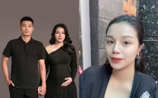 Nhan sắc vượt bậc của vợ cầu thủ Bùi Tiến Dũng trong lần mang bầu thứ 2