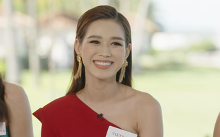 Đỗ Thị Hà "bắn" tiếng Anh đầy tự tin tại phần thi Head to Head Challenge ở Miss World