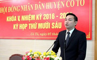 Đề nghị kỉ luật Bí thư Huyện ủy Cô Tô bị tố quan hệ bất chính với cấp dưới
