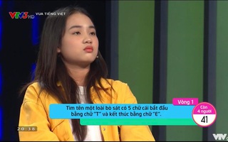 Con gì thuộc loài bò sát, tên bắt đầu bằng “T” kết thúc bằng “E”: Người chơi bó tay