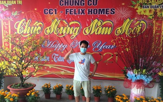 Clip: Không khí đón Tết bên trong chung cư bị phong tỏa