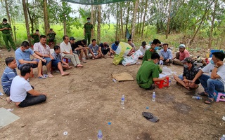 Trưởng công an huyện hóa trang thành con bạc, trường gà “khủng” bị đánh úp