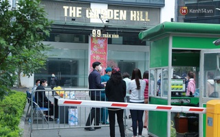 Trích xuất camera, BN 2009 ở CC Garden Hill (Hà Nội) không tự giác cách ly, 2 lần xuống tầng 1 chung cư gội đầu
